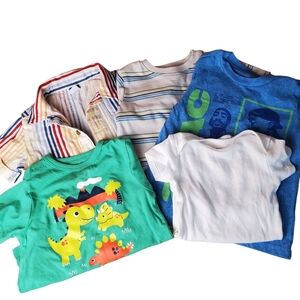 5 pc Bundle 18m-2T Shirts. Old Navy, Gerber, Ch. Place, etc. A0014